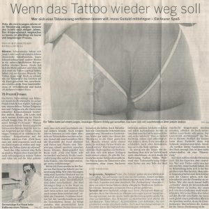 Tattoo Entfernung Dr. Kai Rezai Münster